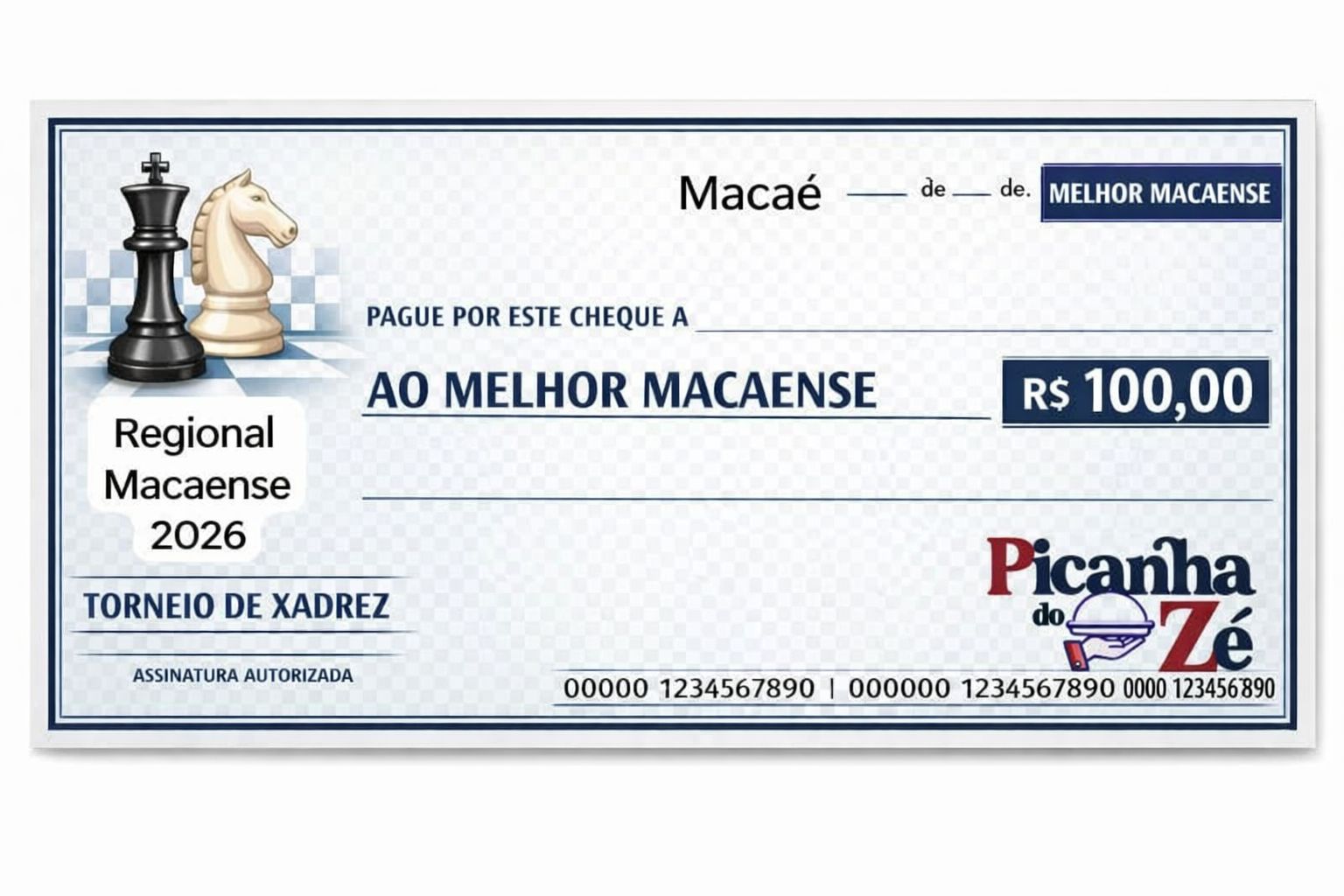 Cheque Ao Melhor Macaense